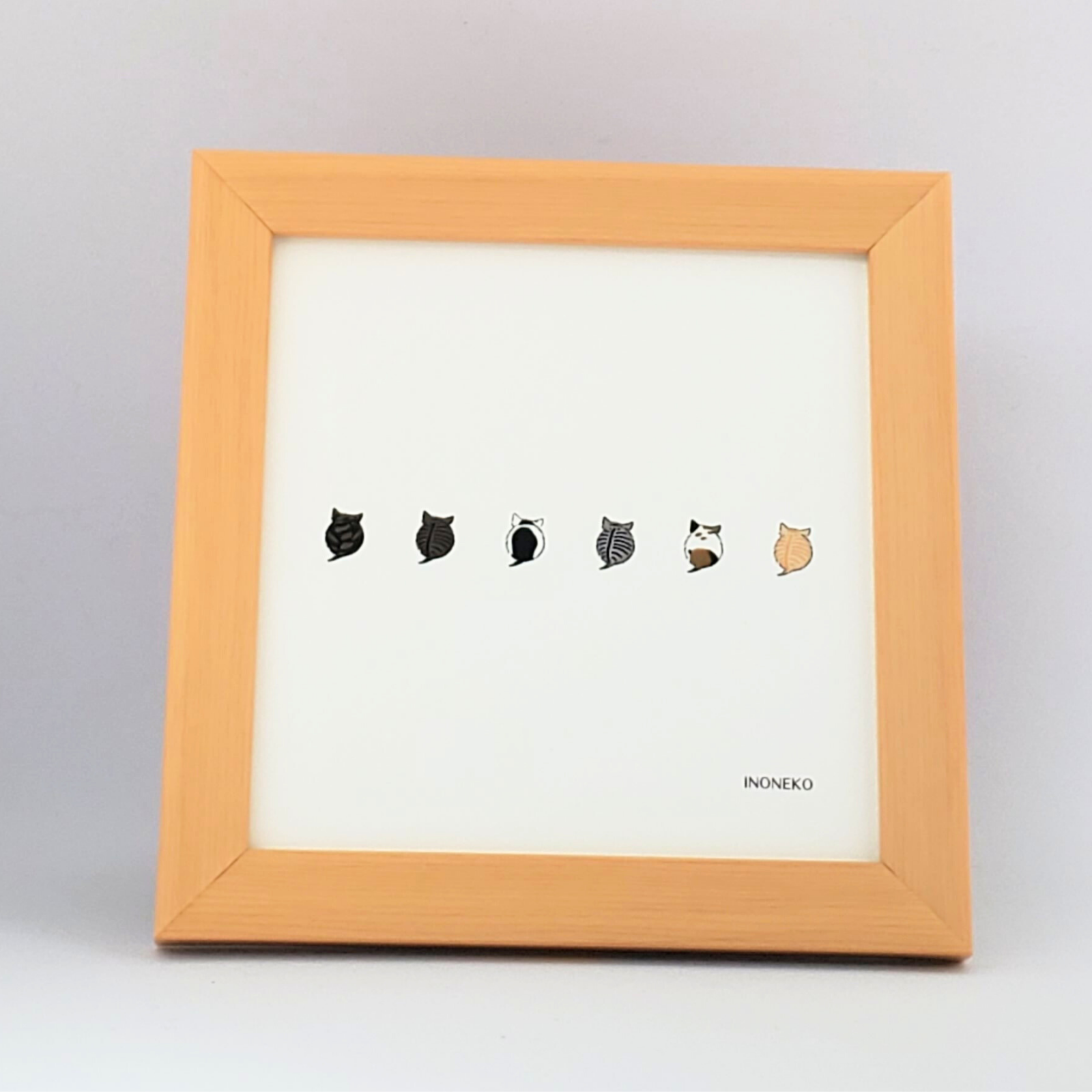 10cmフレームイラスト 仔猫玉 柄