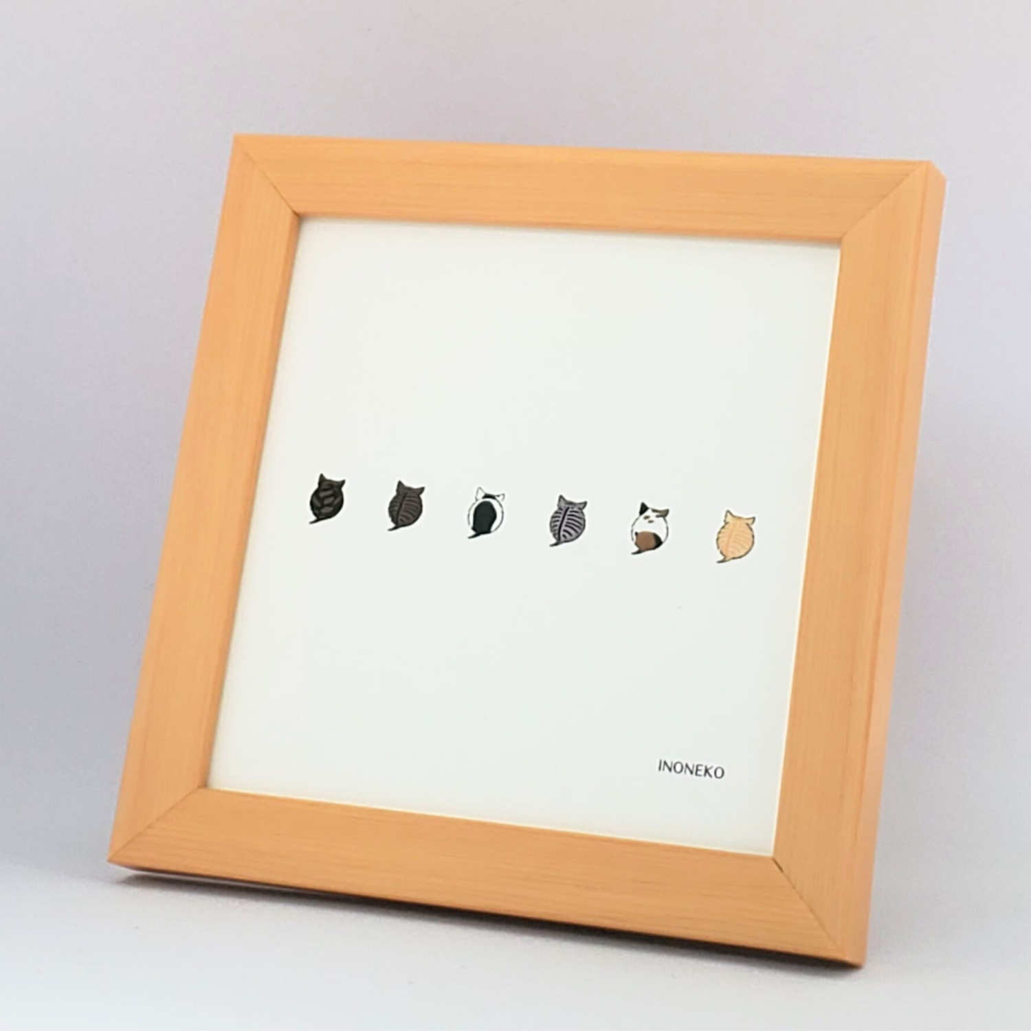 10cmフレームイラスト 仔猫玉 柄