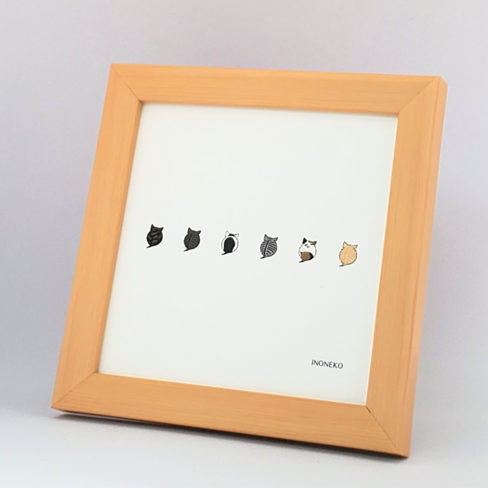 10cmフレームイラスト 仔猫玉 柄