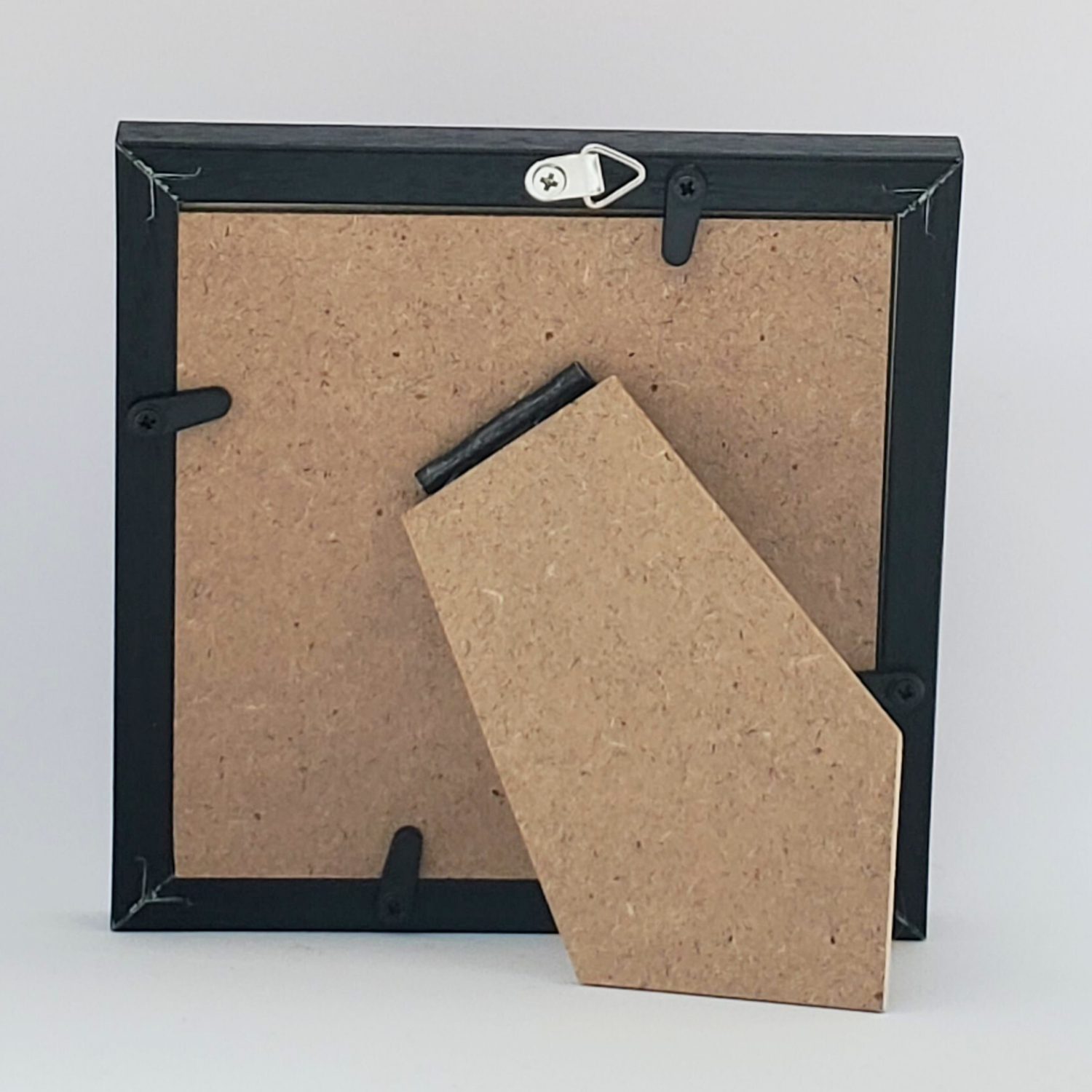 10cmフレームイラスト 黒猫アップ