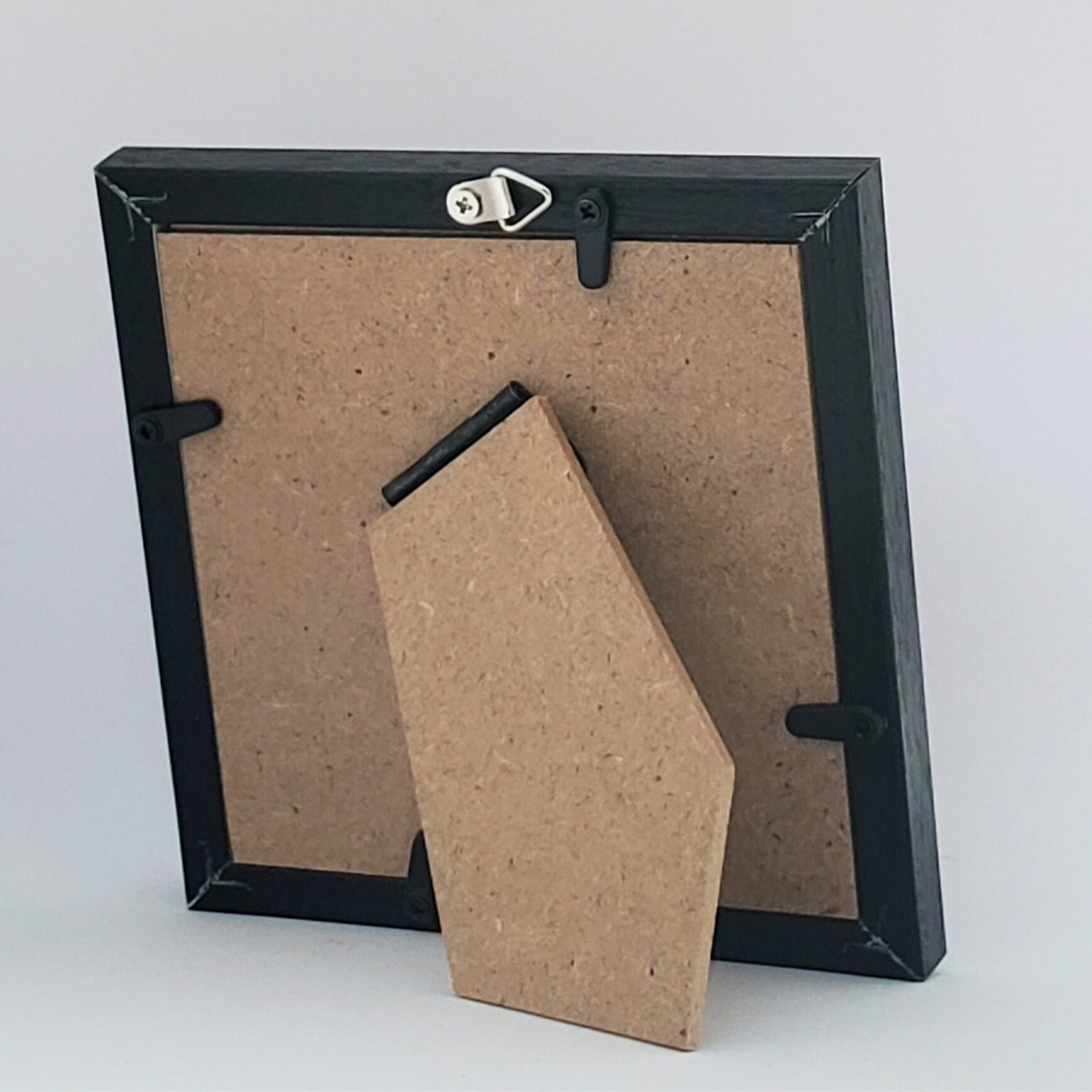 10cmフレームイラスト 黒猫アップ