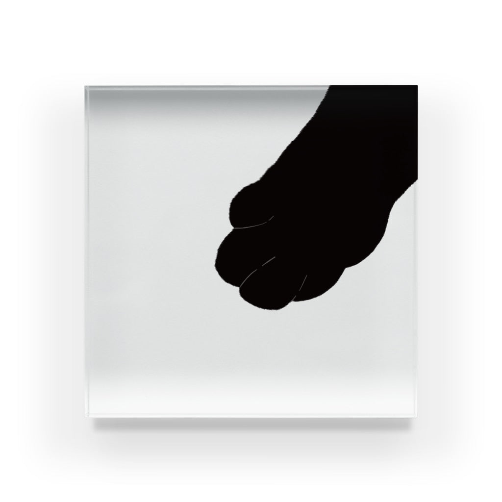 アクリルブロック おじゃまするにゃ@ねこのおてて