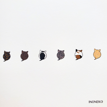 10cmフレームイラスト　仔猫玉　柄
