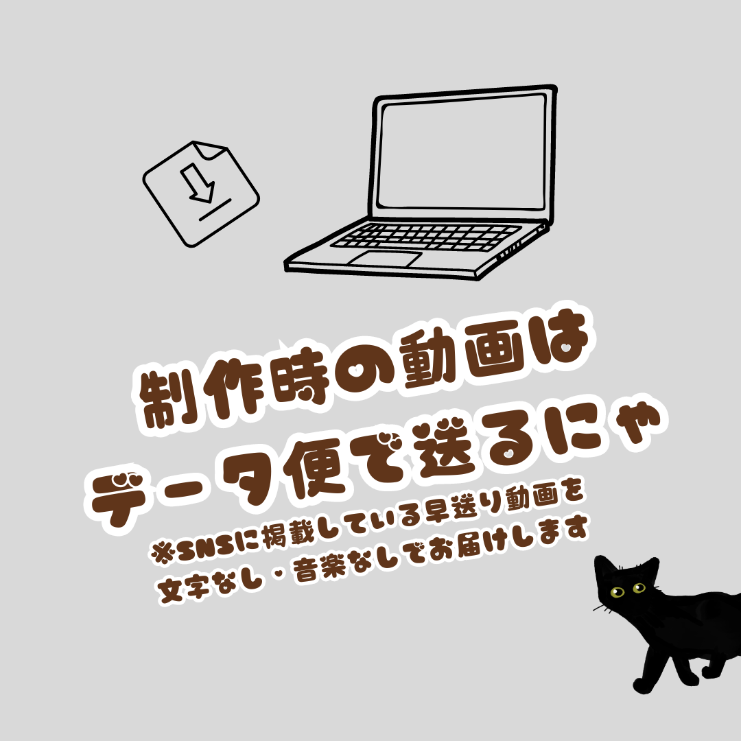 一発描きネコチャン専用オプション　制作時の動画